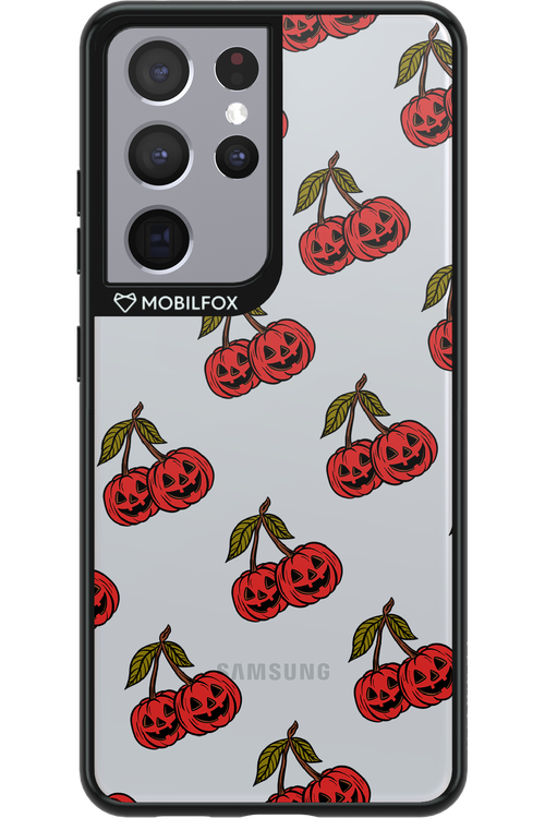 Spicey Pumpkin (Transparent) - Samsung Galaxy S21 Ultra