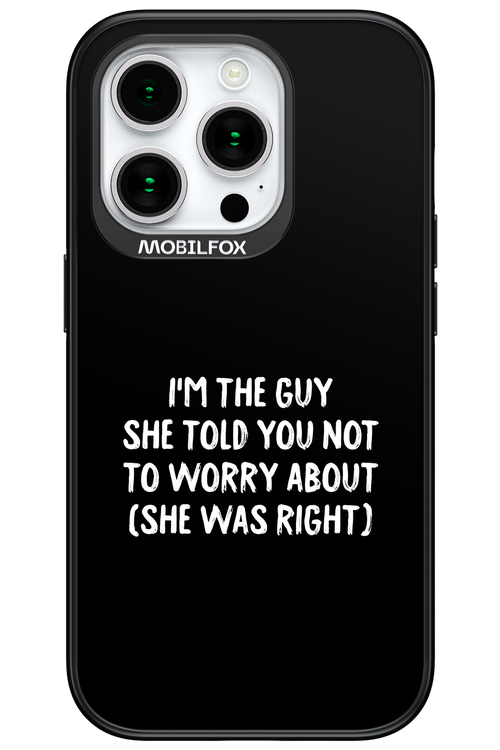 She was right 2.0 - Apple iPhone 15 Pro