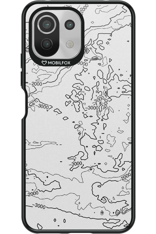 Contour Map - Xiaomi Mi 11 Lite (2021)