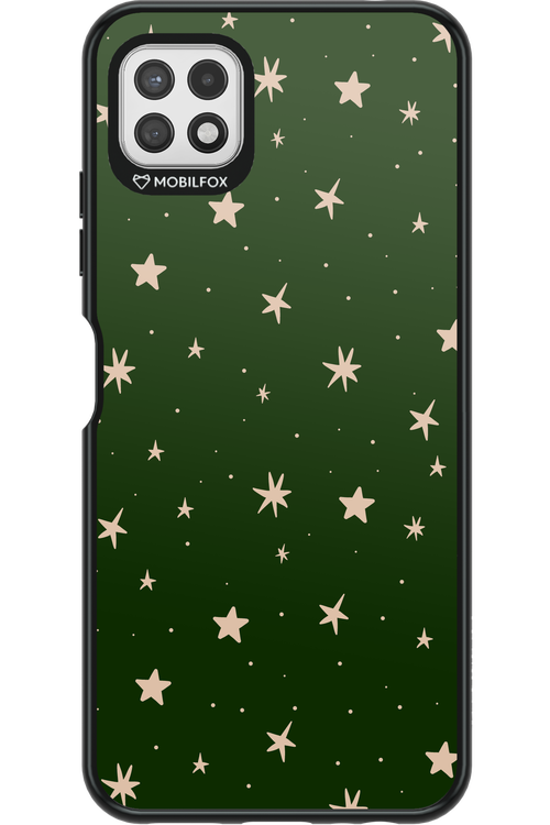 Forest Green Stars - Samsung Galaxy A22 5G