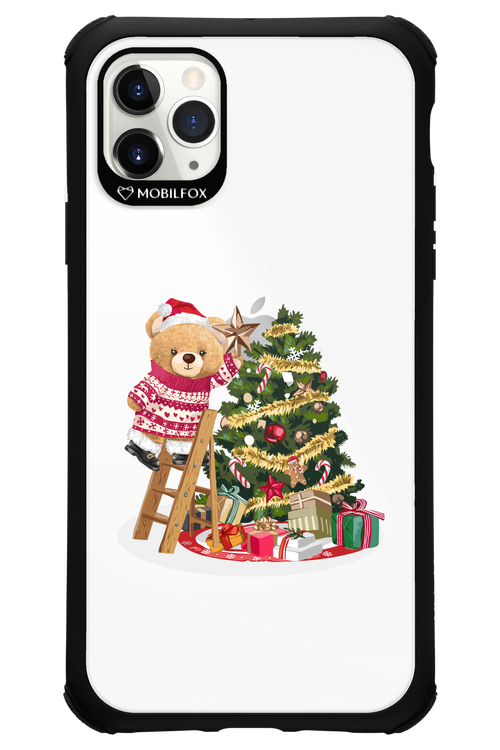 Christmas Bear (Transparent) - Apple iPhone 11 Pro Max
