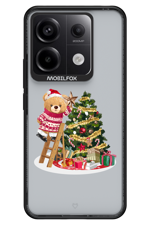 Christmas Bear (Transparent) - Xiaomi Redmi Note 13 Pro 5G