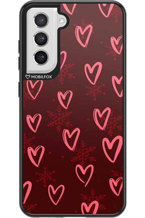 Christmas Hearts - Samsung Galaxy S21 FE