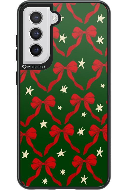 Bow & Stars (Green) - Samsung Galaxy S21 FE