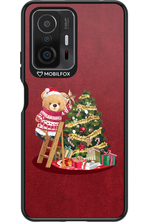 Christmas Bear (Burgundy) - Xiaomi Mi 11T