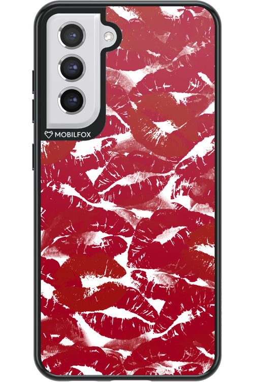 Burgundy and Kiss - Samsung Galaxy S21 FE