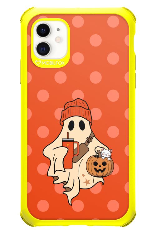 Ghost Girl (Orange) - Apple iPhone 11