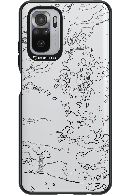 Contour Map - Xiaomi Redmi Note 10