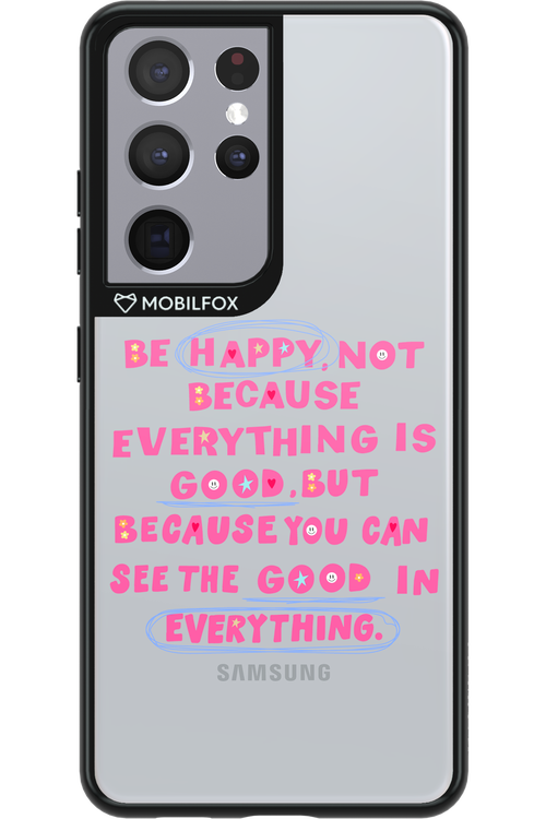 Be Happy - Samsung Galaxy S21 Ultra