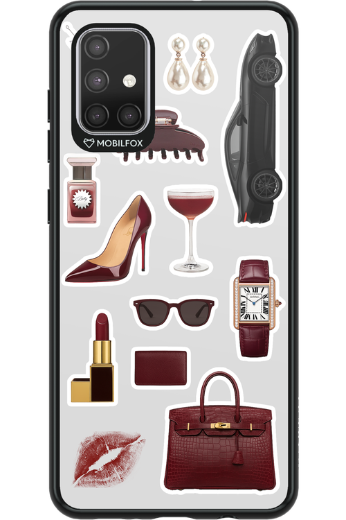 Classy Burgundy - Samsung Galaxy A71