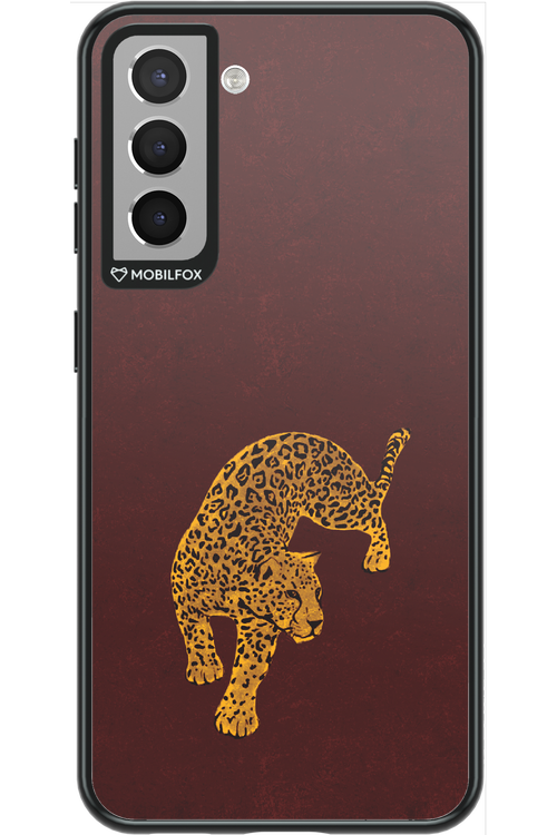 Burgundy Leopard - Samsung Galaxy S21