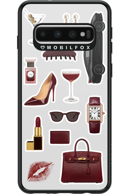 Classy Burgundy - Samsung Galaxy S10