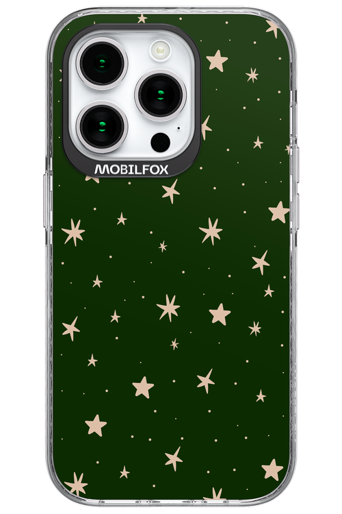 Forest Green Stars - Apple iPhone 15 Pro