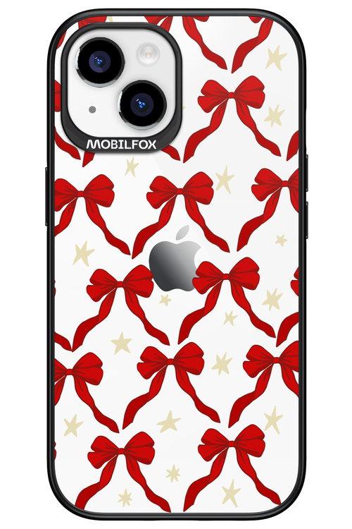 Bow & Stars (Transparent) - Apple iPhone 15