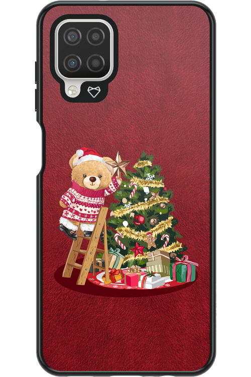 Christmas Bear (Burgundy) - Samsung Galaxy A12