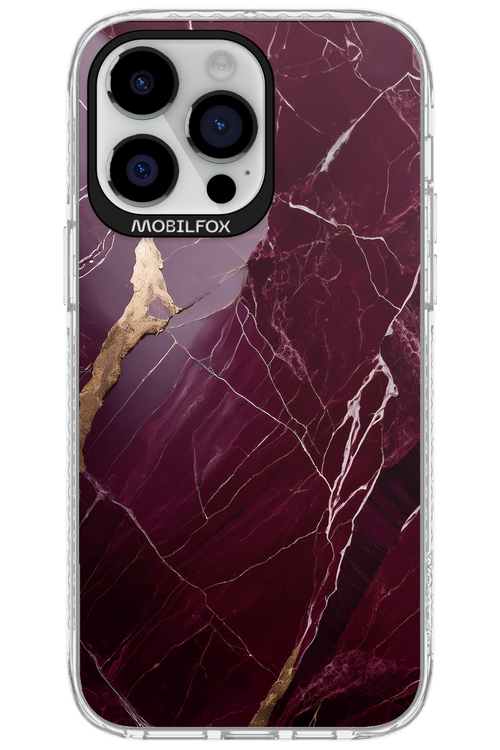 Burgundy Marble - Apple iPhone 14 Pro Max