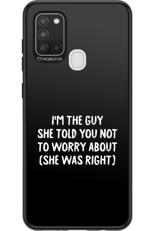 She was right 2.0 - Samsung Galaxy A21 S