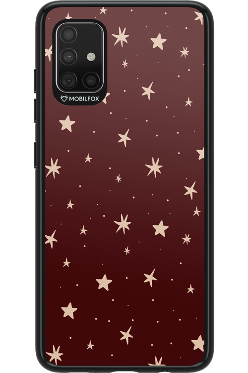 Burgundy Stars - Samsung Galaxy A51