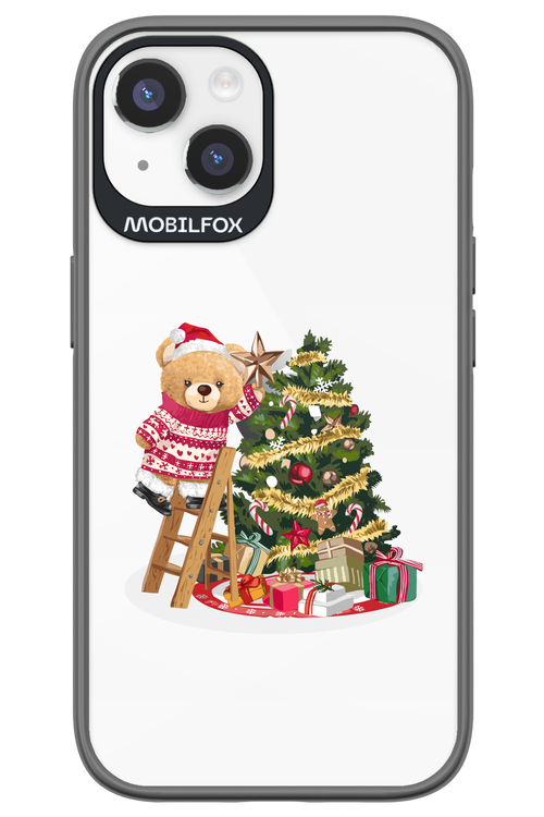 Christmas Bear (Transparent) - Apple iPhone 14