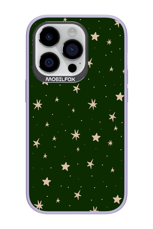 Forest Green Stars - Apple iPhone 14 Pro