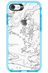 Contour Map - Apple iPhone 8