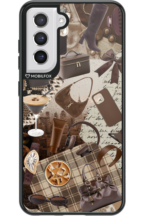 Brown Love - Samsung Galaxy S21 FE