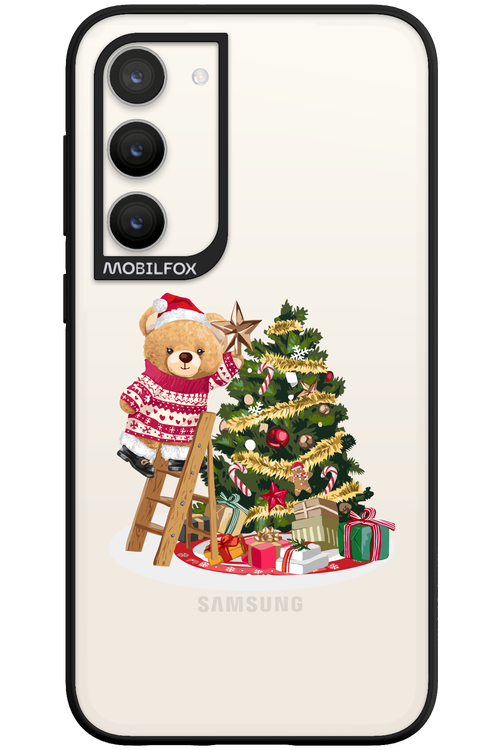 Christmas Bear (Transparent) - Samsung Galaxy S23 Plus