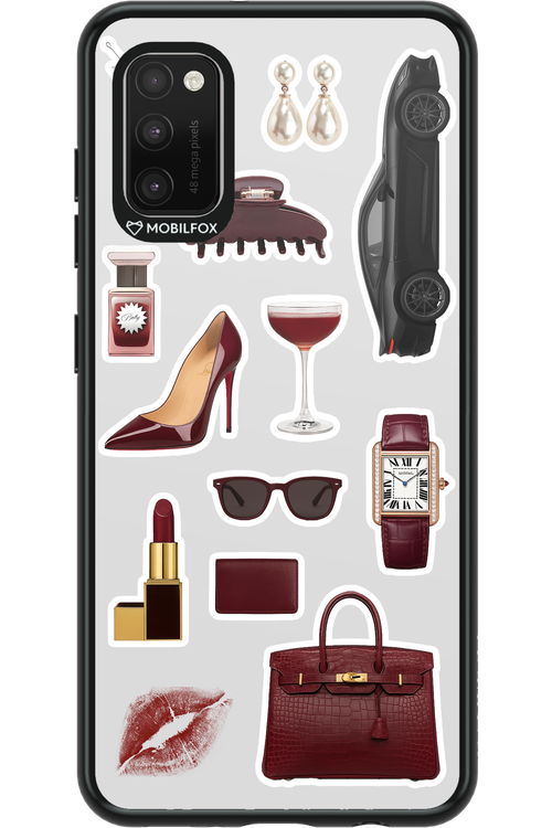 Classy Burgundy - Samsung Galaxy A41