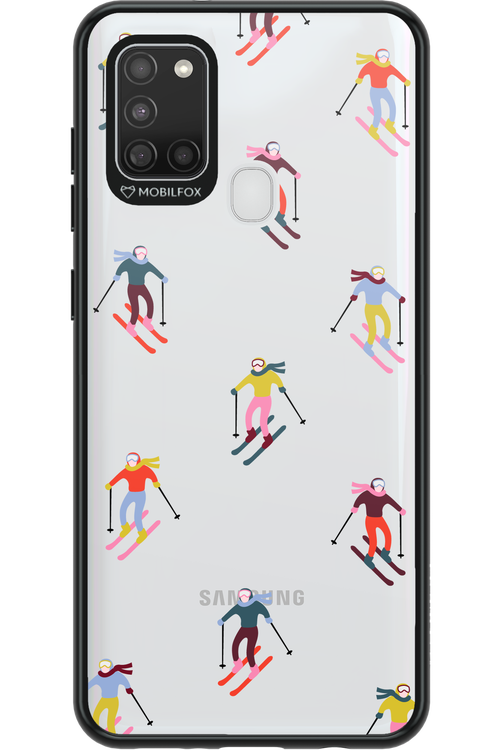 Snow Motion (Transparent) - Samsung Galaxy A21 S