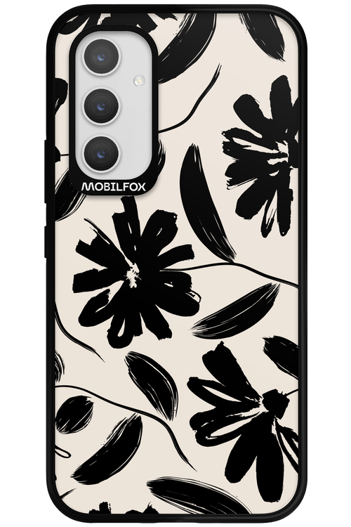 Monochrome Flowerss - Samsung Galaxy A54