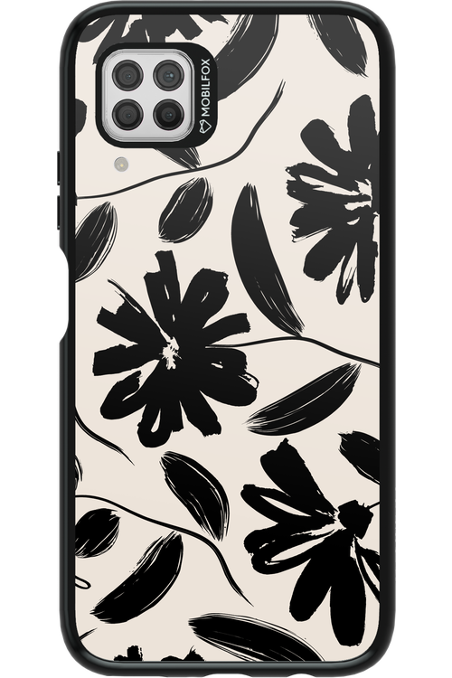 Monochrome Flowerss - Huawei P40 Lite