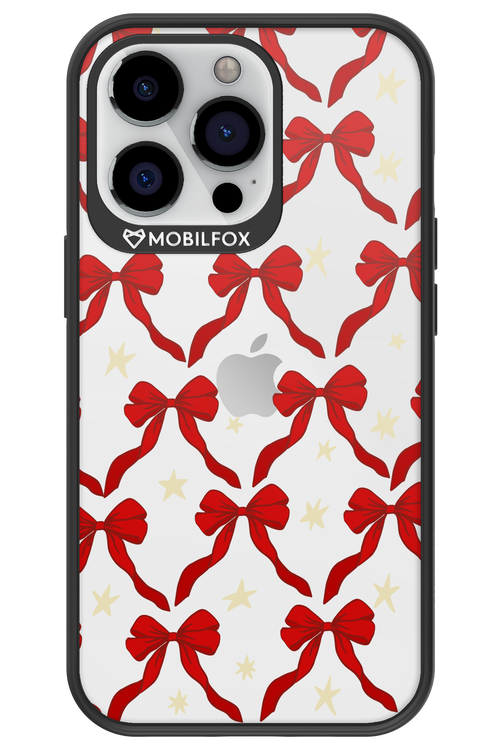 Bow & Stars (Transparent) - Apple iPhone 13 Pro