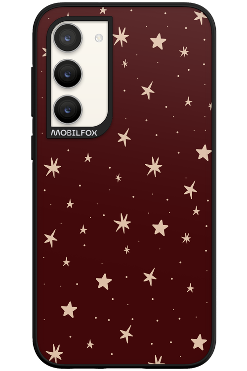 Burgundy Stars - Samsung Galaxy S23 Plus