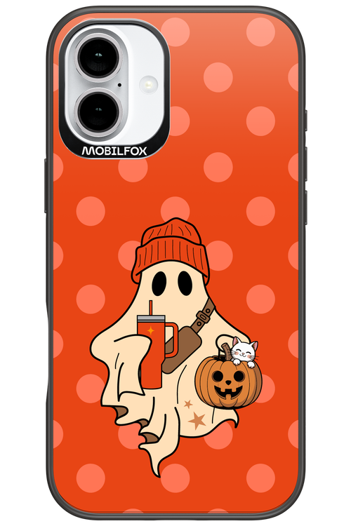 Ghost Girl (Orange) - Apple iPhone 16 Plus