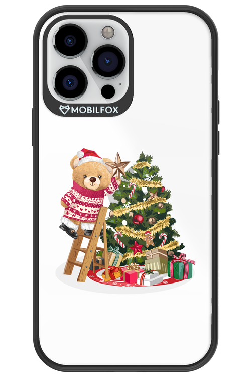 Christmas Bear (Transparent) - Apple iPhone 13 Pro Max