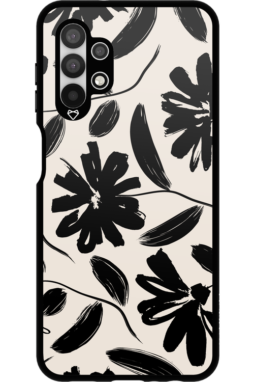 Monochrome Flowerss - Samsung Galaxy A13 4G