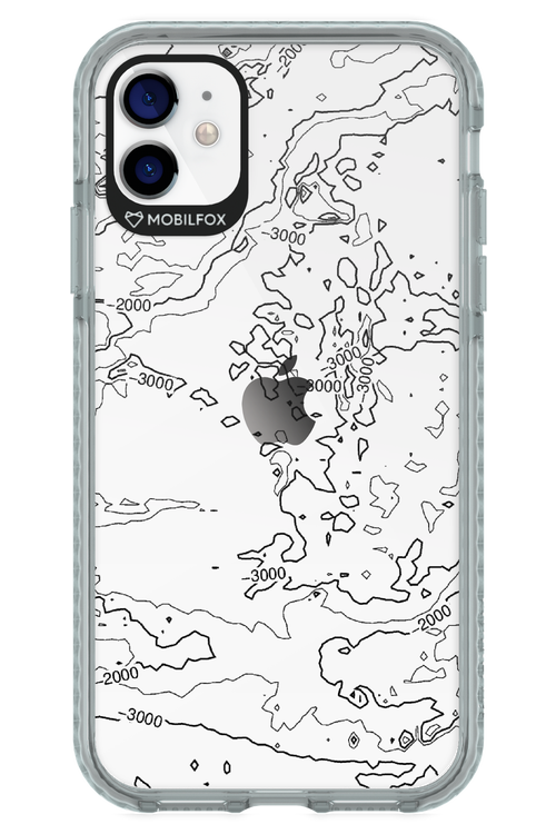 Contour Map - Apple iPhone 11