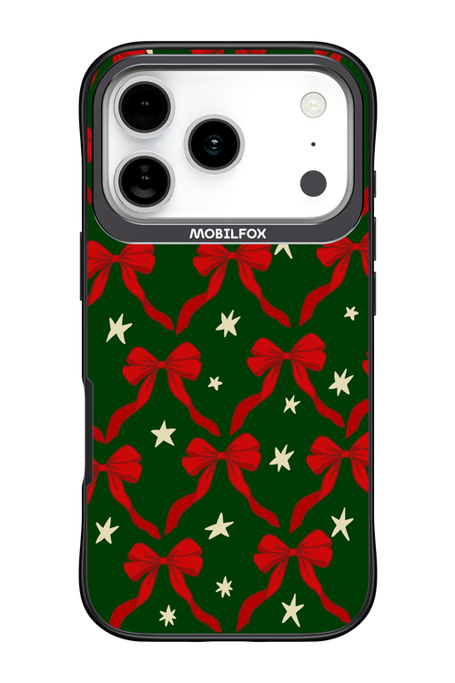 Bow & Stars (Green) - Apple iPhone 17 Pro