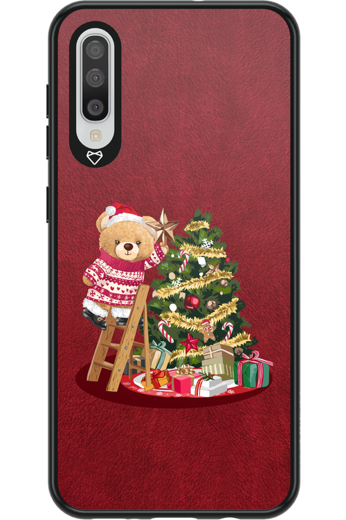 Christmas Bear (Burgundy) - Samsung Galaxy A50