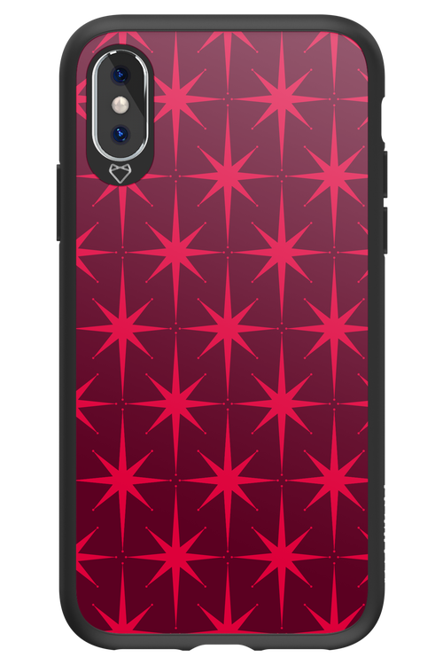 Burgundy Starss - Apple iPhone X