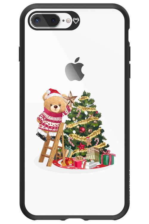 Christmas Bear (Transparent) - Apple iPhone 8 Plus