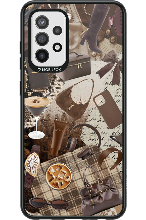 Brown Love - Samsung Galaxy A72