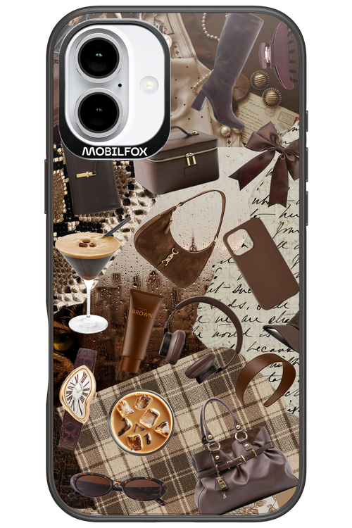 Brown Love - Apple iPhone 16 Plus