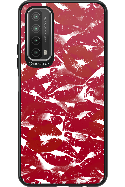 Burgundy and Kiss - Huawei P Smart 2021