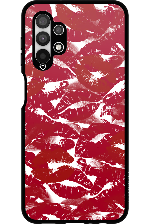 Burgundy and Kiss 2.0 - Samsung Galaxy A13 4G