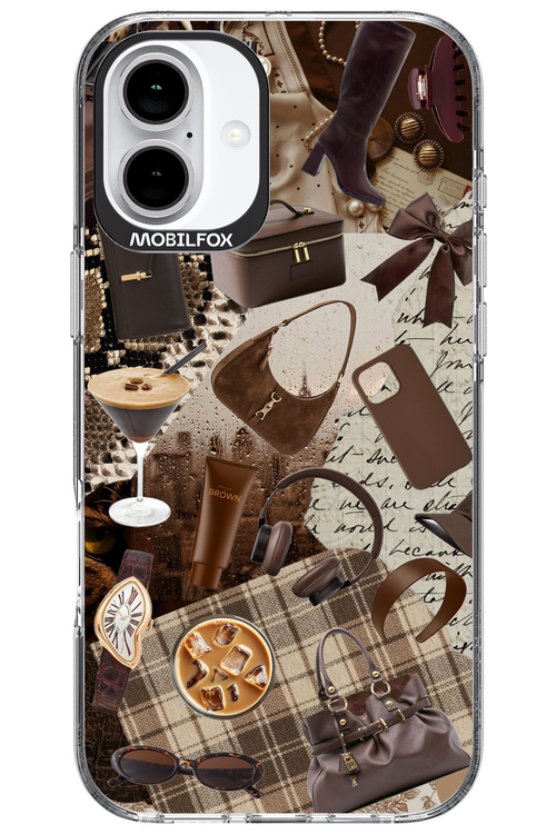Brown Love - Apple iPhone 16 Plus
