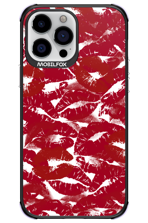 Burgundy and Kiss 2.0 - Apple iPhone 13 Pro Max