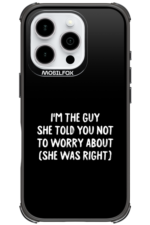 She was right 2.0 - Apple iPhone 16 Pro