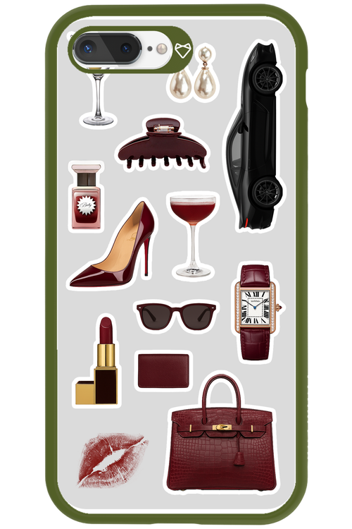 Classy Burgundy - Apple iPhone 8 Plus