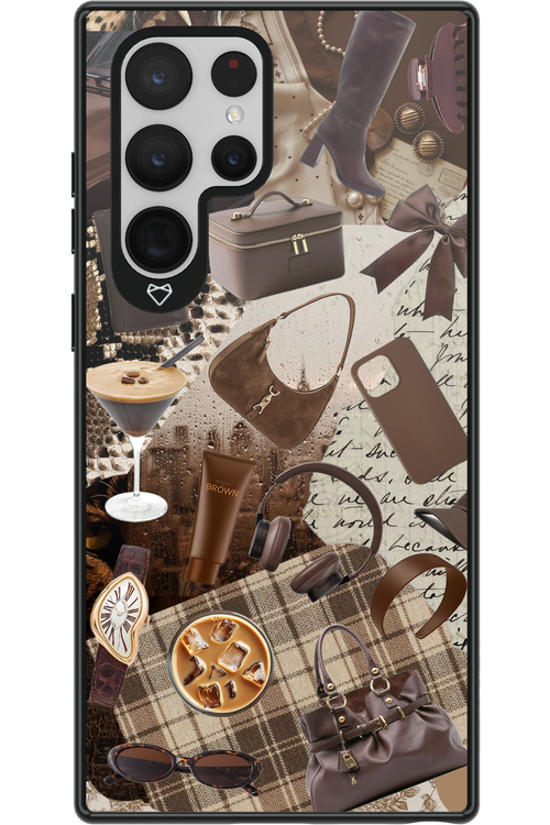 Brown Love - Samsung Galaxy S22 Ultra